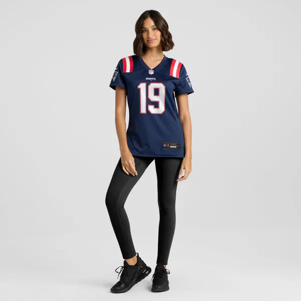Kobee Minor New England Patriots Jerseys Teams Women's Team Game Jersey - Navy