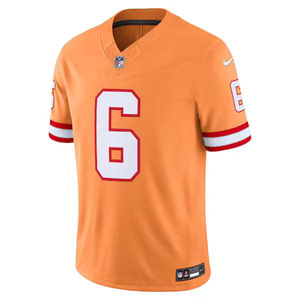 Baker Mayfield Tampa Bay Buccaneers Jerseys Teams Alternate Vapor F.U.S.E. Stitched Limited Jersey - Creamsicle