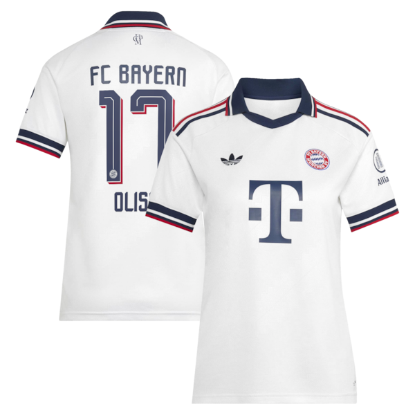 Michael Olise Bayern Munich Jerseys Teams Women's 2026/27 Away Replica Jersey - White
