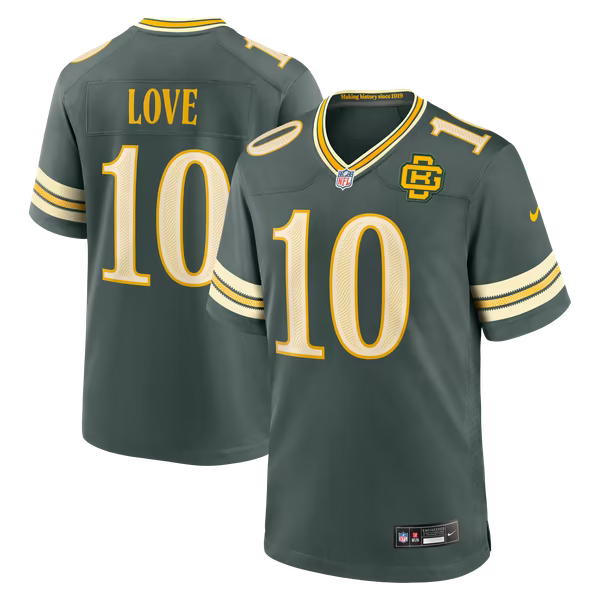 Jerseys Teams Love Green Bay Packers Jerseys Teams 2026 Rivalries Collection Game Jersey - Green