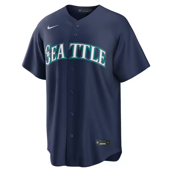 Seattle Mariners Jerseys Teams Road Replica Jersey - Navy