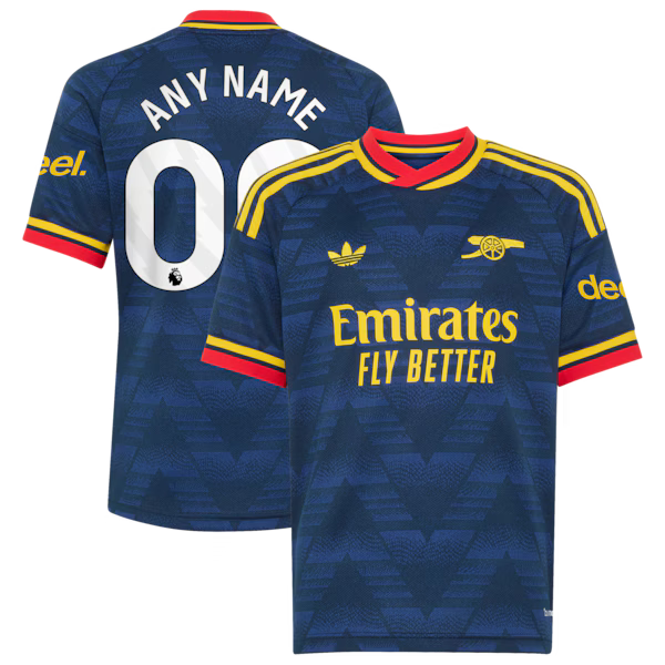 Arsenal Jerseys Teams Youth 2026/27 Away Replica Custom Jersey - Navy