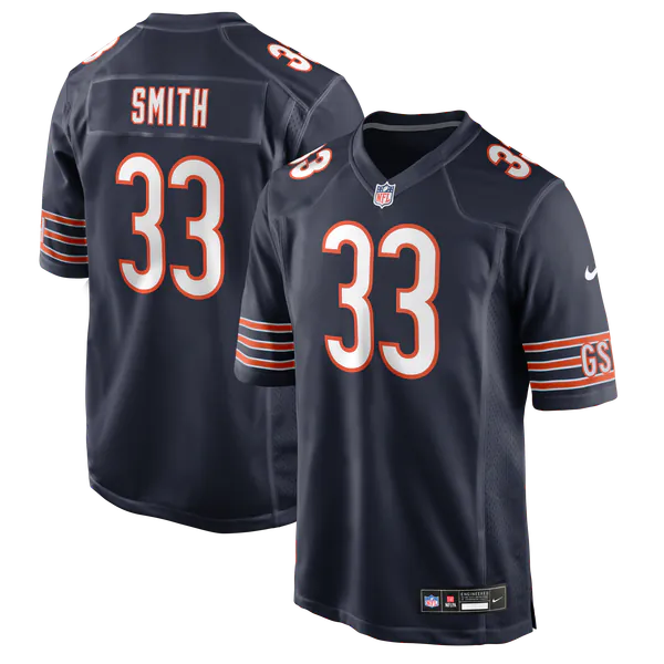 Keidron Smith Chicago Bears Nike Team Game Jersey - Navy