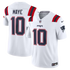 Drake Maye New England Patriots Nike Vapor F.U.S.E. Stitched Limited Jersey - White