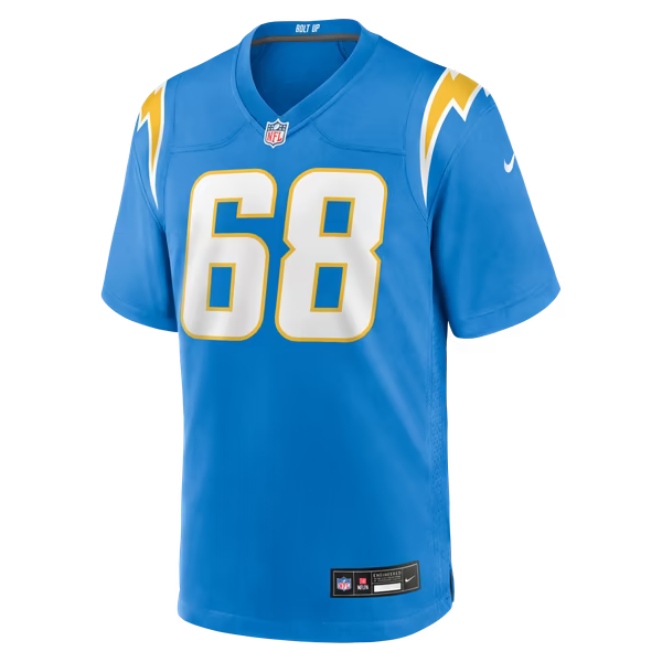 Josh Kaltenberger Los Angeles Chargers Jerseys Teams Team Game Jersey - Powder Blue