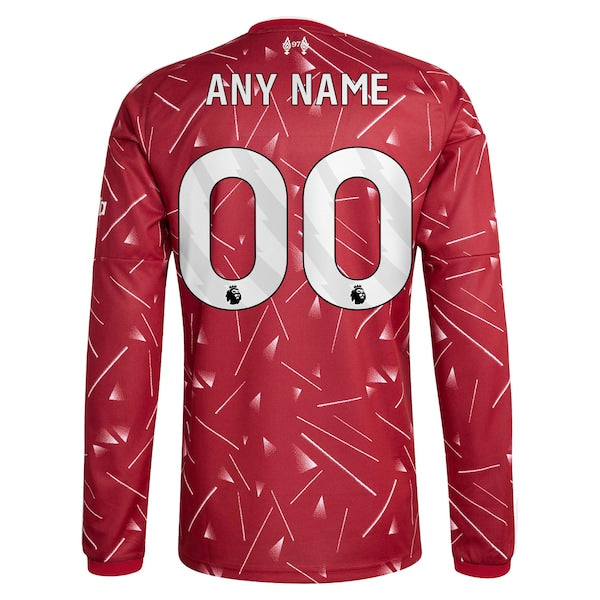 Jerseys Teams Liverpool 2026/27 Home Replica Custom Long Sleeve Jersey Red