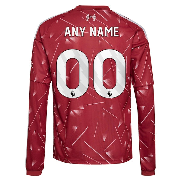 Jerseys Teams Liverpool 2026/27 Home Replica Custom Long Sleeve Jersey Red