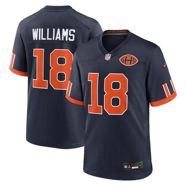 Caleb Williams Chicago Bears Jerseys Teams 2026 Rivalries Collection Game Jersey - Navy