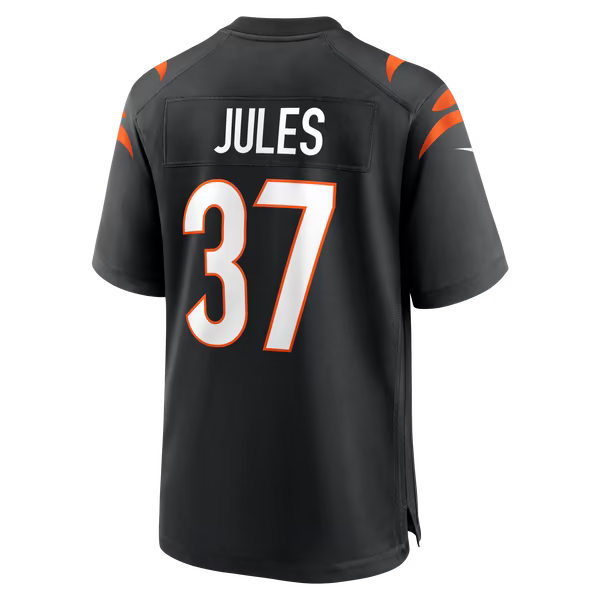 P.J. Jules Cincinnati Bengals Jerseys Teams Game Player Jersey - Black