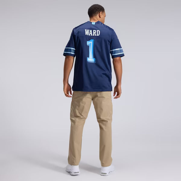 Cameron Ward Tennessee Titans Jerseys Teams 2026 Rivalries Collection Game Jersey - Navy