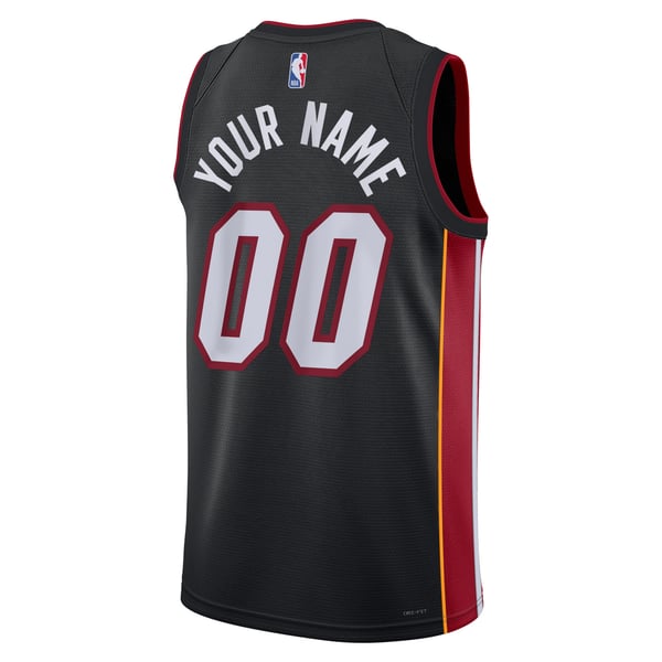 Jerseys Teams Unisex Nike Miami Heat Swingman Icon Edition Custom Jersey