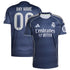 Jerseys Teams Real Madrid 2025/26 Away Replica Custom Jersey Blue