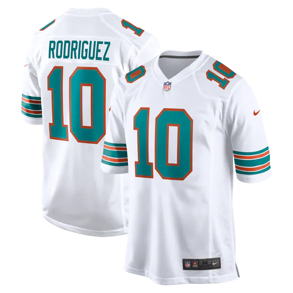 Jacob Rodriguez Miami Dolphins Jerseys Teams Alternate Game Jersey - White