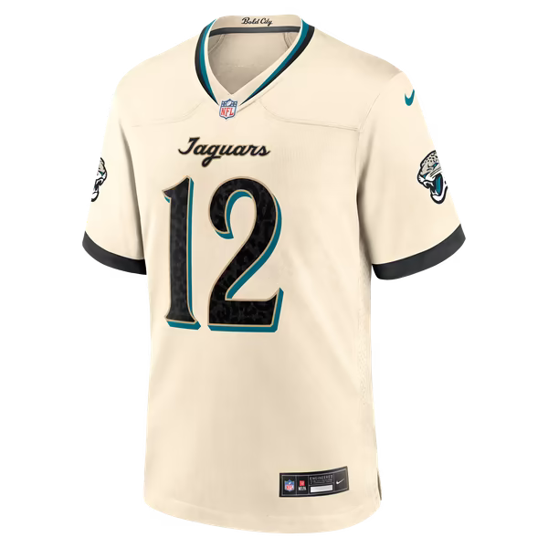 Travis Hunter Jacksonville Jaguars Jerseys Teams 2026 Rivalries Collection Game Jersey - Natural