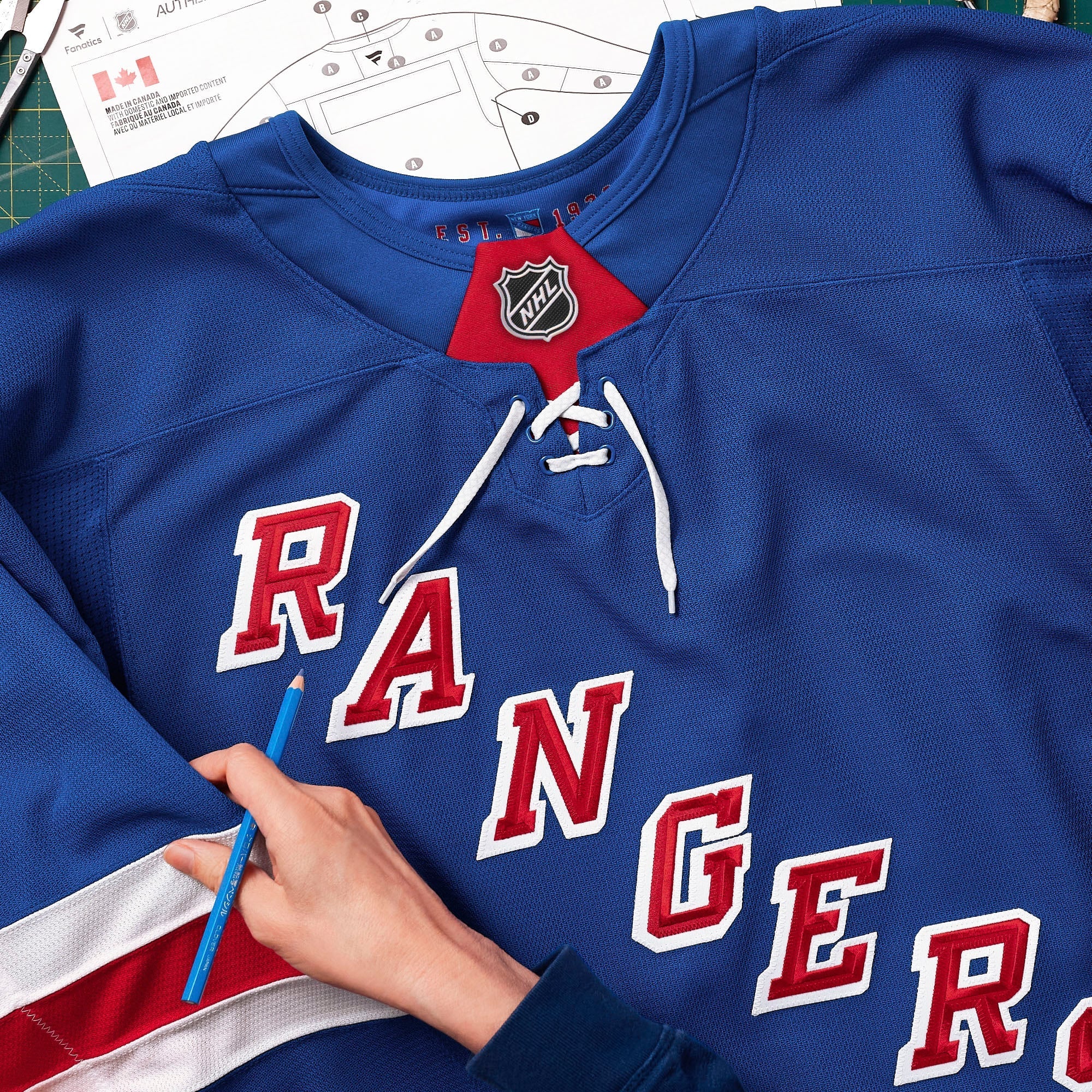 Jerseys Teams New York Rangers Fanatics Authentic Pro Custom Jersey