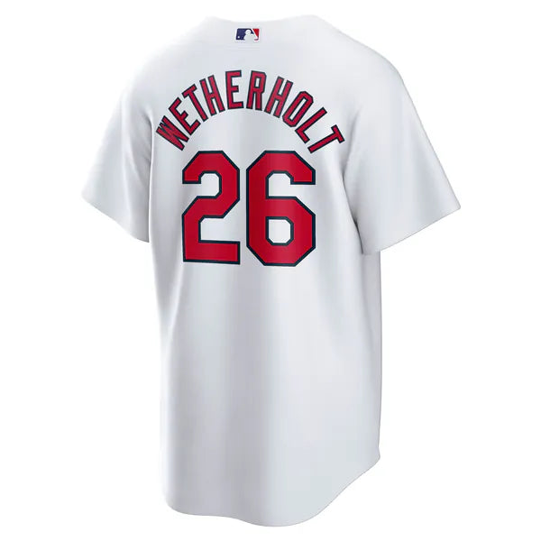 JJ Wetherholt St. Louis Cardinals Jerseys Teams Home Replica Player Jersey - White