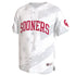 Oklahoma Sooners GameDay Greats Unisex Lightweight Collegiate Baseball Americana Fashion Jersey - White
