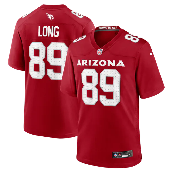 Hunter Long Arizona Cardinals Jerseys Teams Team Game Jersey - Cardinal