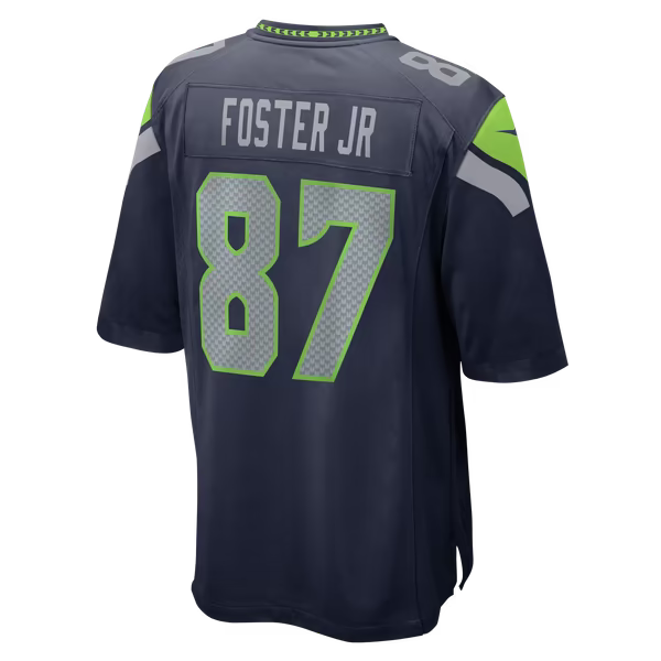 Montorie Foster Jr Seattle Seahawks Jerseys Teams Game Player Jersey - Navy