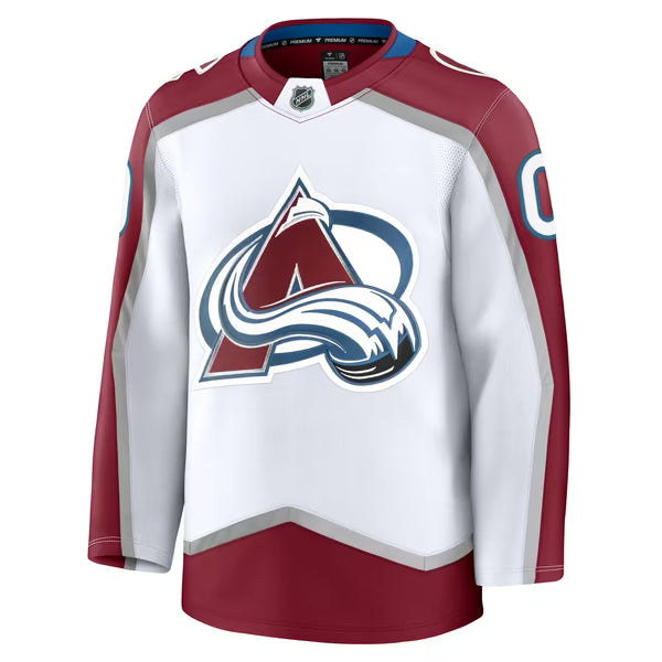 Jerseys Teams Colorado Avalanche Fanatics Away Premium Custom Jersey - White