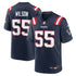 Jared Wilson New England Patriots Nike Team Game Jersey - Navy
