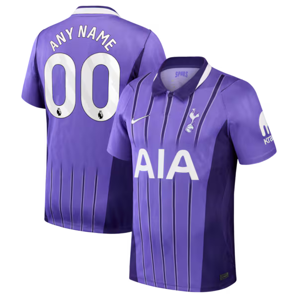 Tottenham Hotspur Jerseys Teams 2026/27 Third Stadium Replica Custom Jersey - Purple