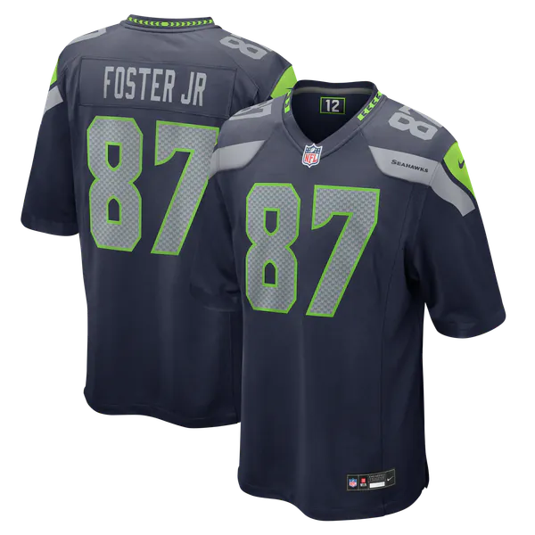 Montorie Foster Jr Seattle Seahawks Nike Game Player Jersey - Navy