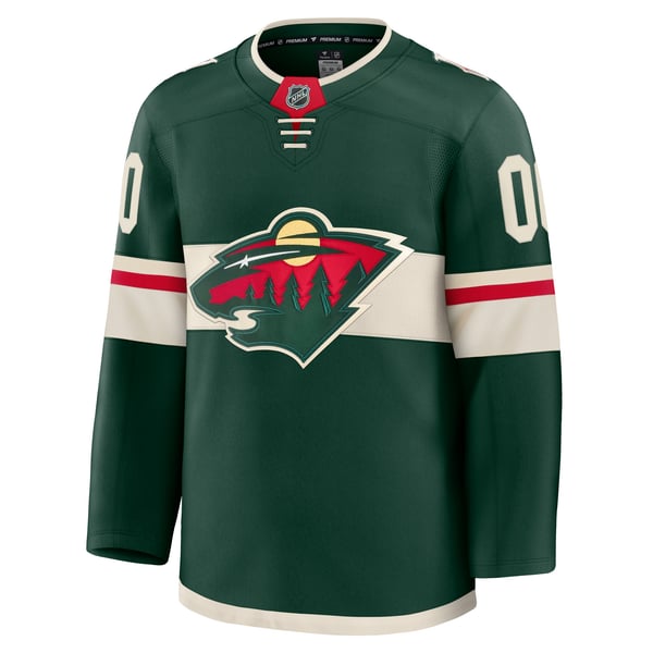 Jerseys Teams Fanatics Minnesota Wild Home Premium Jersey Green