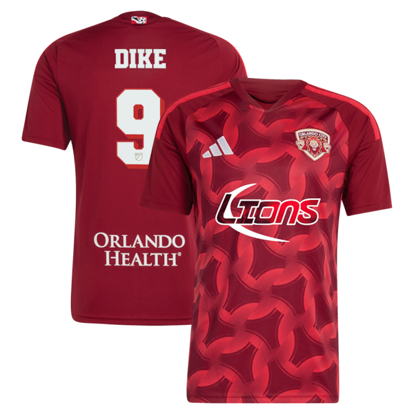 Daryl Dike Orlando City SC Jerseys Teams 2026 Archive Replica Jersey - Red