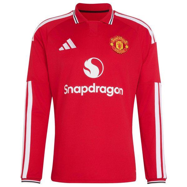 Manchester United Jerseys Teams 2026/27 Home Replica Long Sleeve Custom Jersey - Red