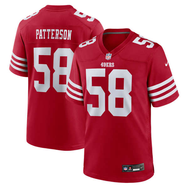 Jarrett Patterson San Francisco 49ers Jerseys Teams Team Game Jersey - Scarlet