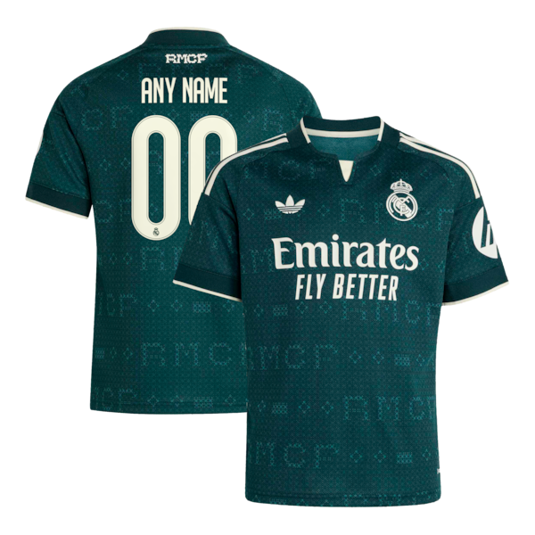 Real Madrid Jerseys Teams Youth 2026/27 Away Replica Custom Jersey - Green