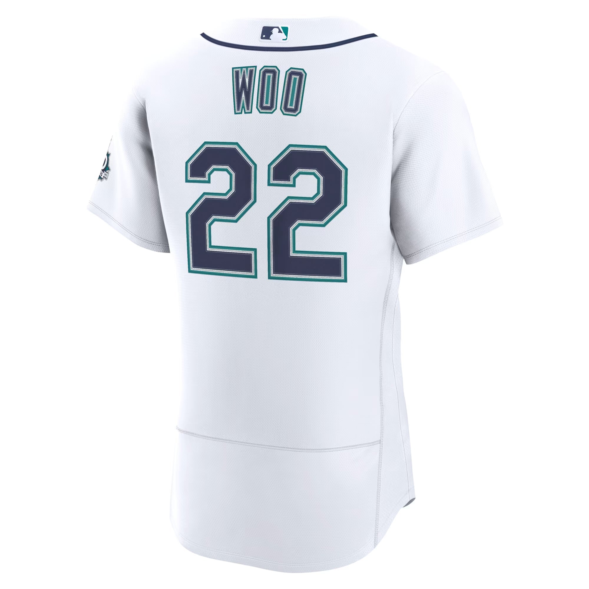 Bryan Woo Seattle Mariners Jerseys Teams Home 50th Season Authentic Jersey - White