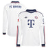 Bayern Munich Jerseys Teams 2026/27 Away On-Field Authentic Long Sleeve Patch Jersey - White