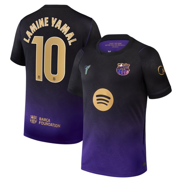 Lamine Yamal Barcelona Jerseys Teams 2026/27 Away Stadium Replica Jersey - Purple