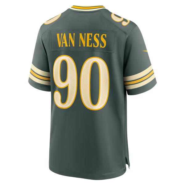 Lukas Van Ness Green Bay Packers Nike 2026 Rivalries Collection Game Jersey - Green