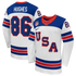 Jerseys Teams Nike US Hockey Jack Hughes 2026 Away Replica Jersey