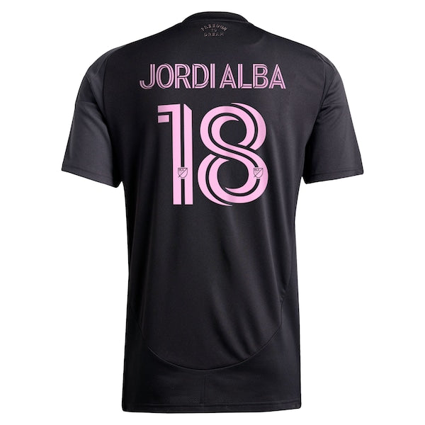 Jordi Alba Ramos Inter Miami CF Jerseys Teams 2025 The Fortitude Kit Replica Player Jersey - Black