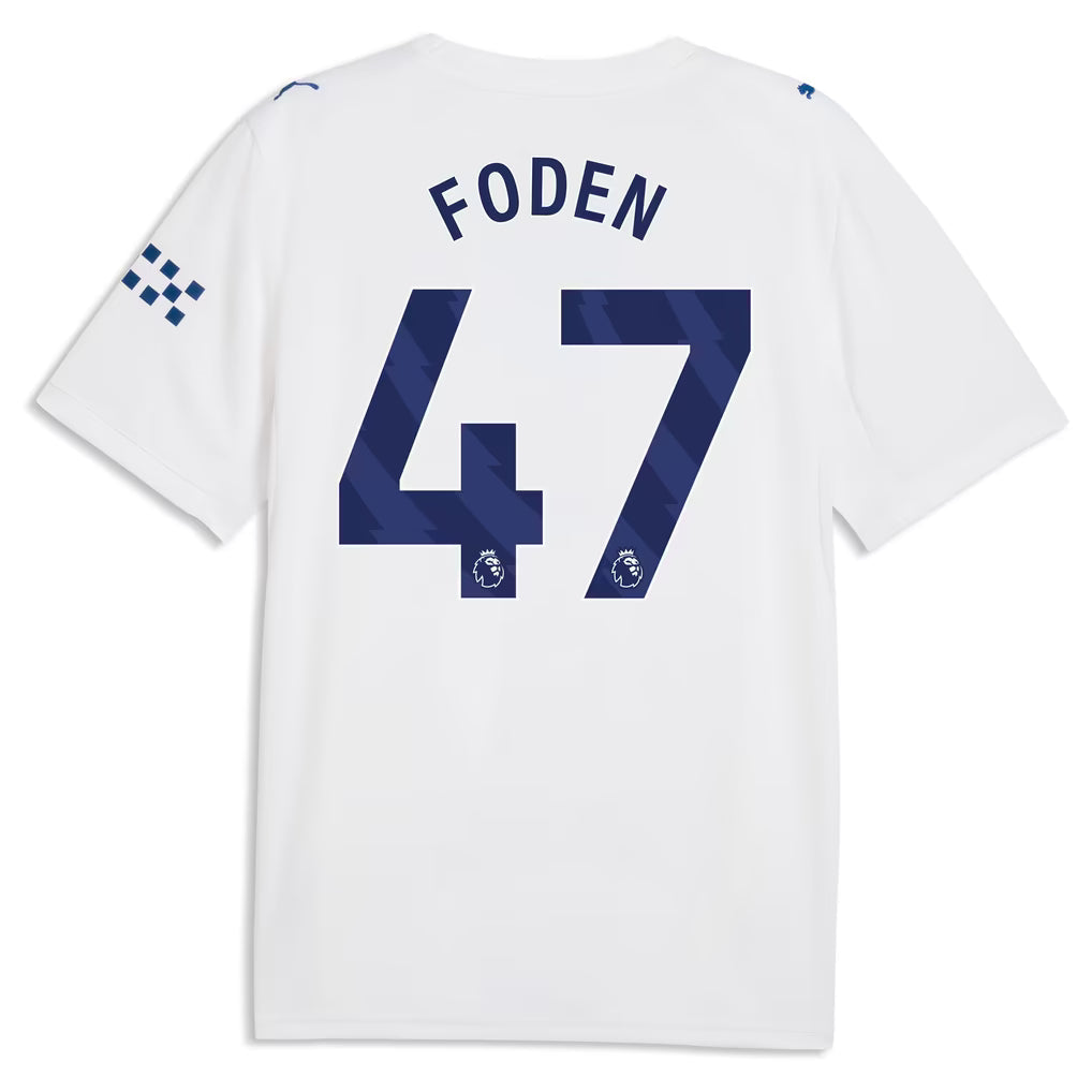 Phil Foden Manchester City Jerseys Teams 2026/27 Third Replica Jersey - White