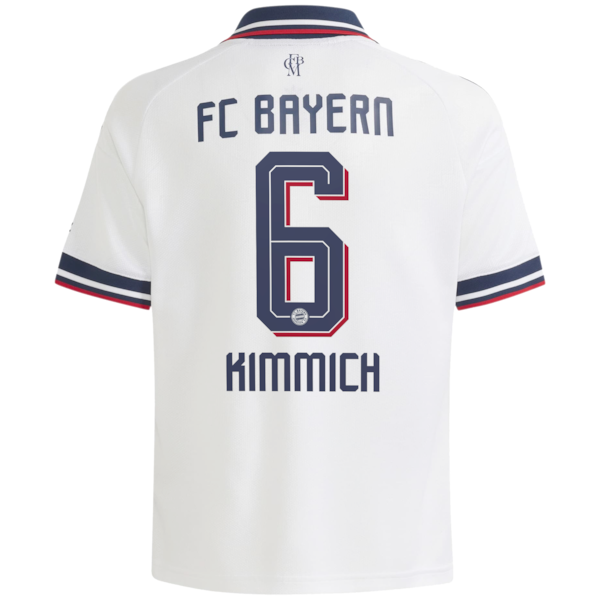 Joshua Kimmich Bayern Munich Jerseys Teams Youth 2026/27 Away Replica Jersey - White