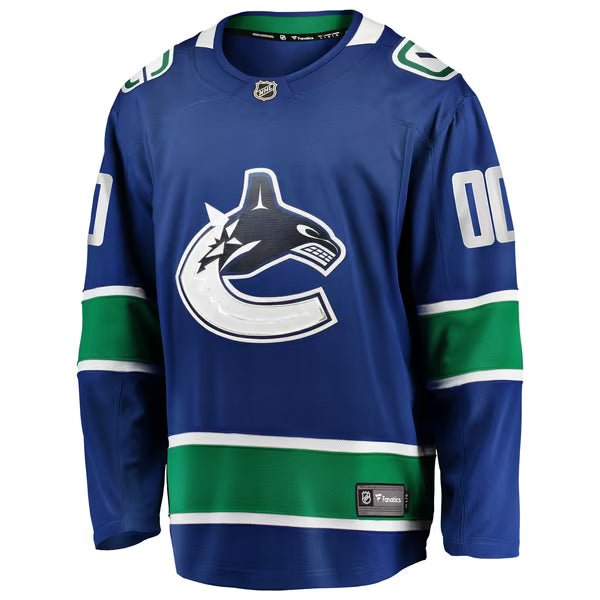 Jerseys Teams Vancouver Canucks Fanatics Breakaway Home Jersey - Blue