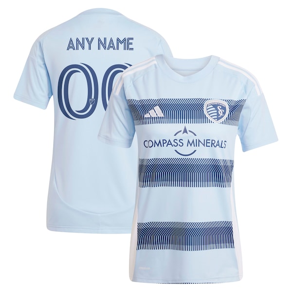 Adidas Sporting Kansas City Women's 2025 One KC Replica Custom Jersey Light Blue