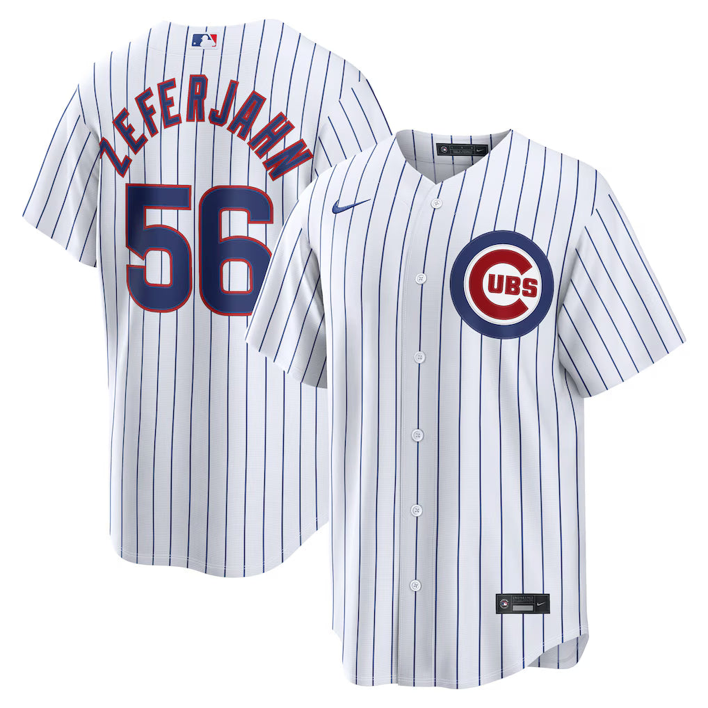 Ryan Zeferjahn Chicago Cubs Jerseys Teams Home Replica Jersey - White