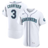 J.P. Crawford Seattle Mariners Nike Home 50th Season Authentic Jersey - White