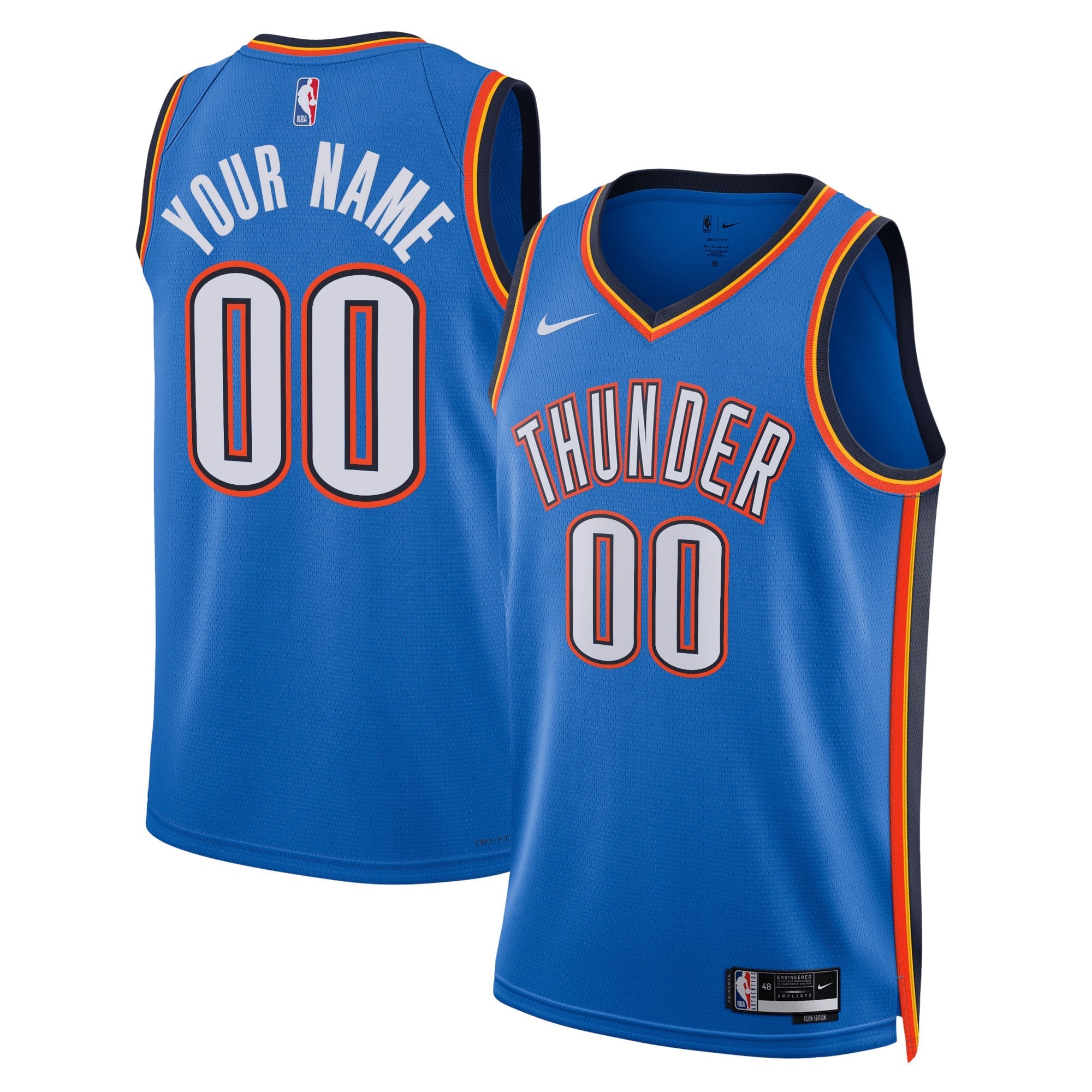 Jerseys Teams Nike Unisex Oklahoma City Thunder Icon Jersey