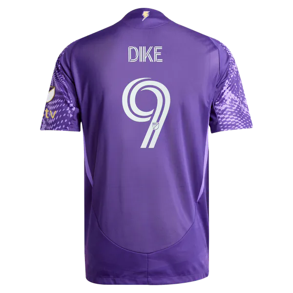 Daryl Dike Orlando City SC adidas 2025 Perfect Storm Primary On-Field Authentic Jersey - Purple