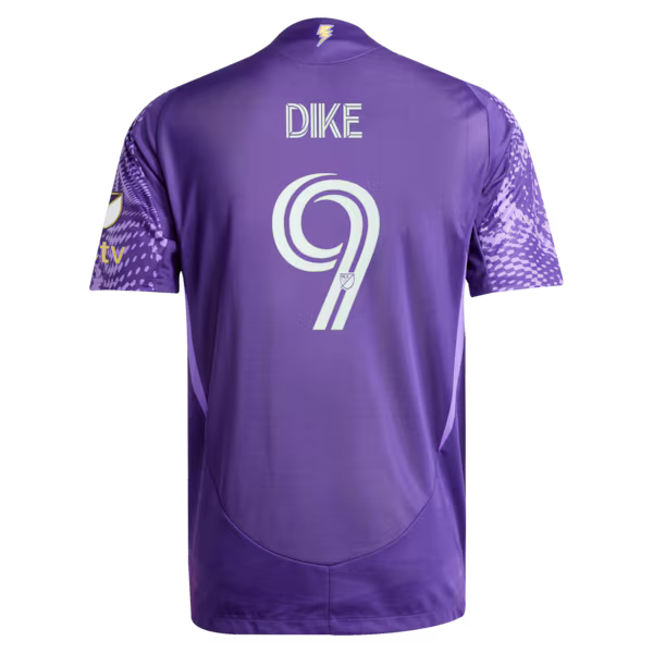 Daryl Dike Orlando City SC Jerseys Teams 2025 Perfect Storm Primary On-Field Authentic Jersey - Purple