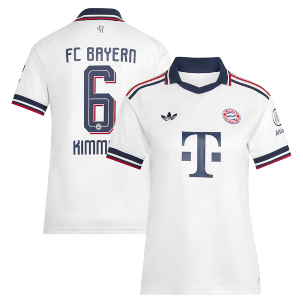Joshua Kimmich Bayern Munich Jerseys Teams Women's 2026/27 Away Replica Jersey - White