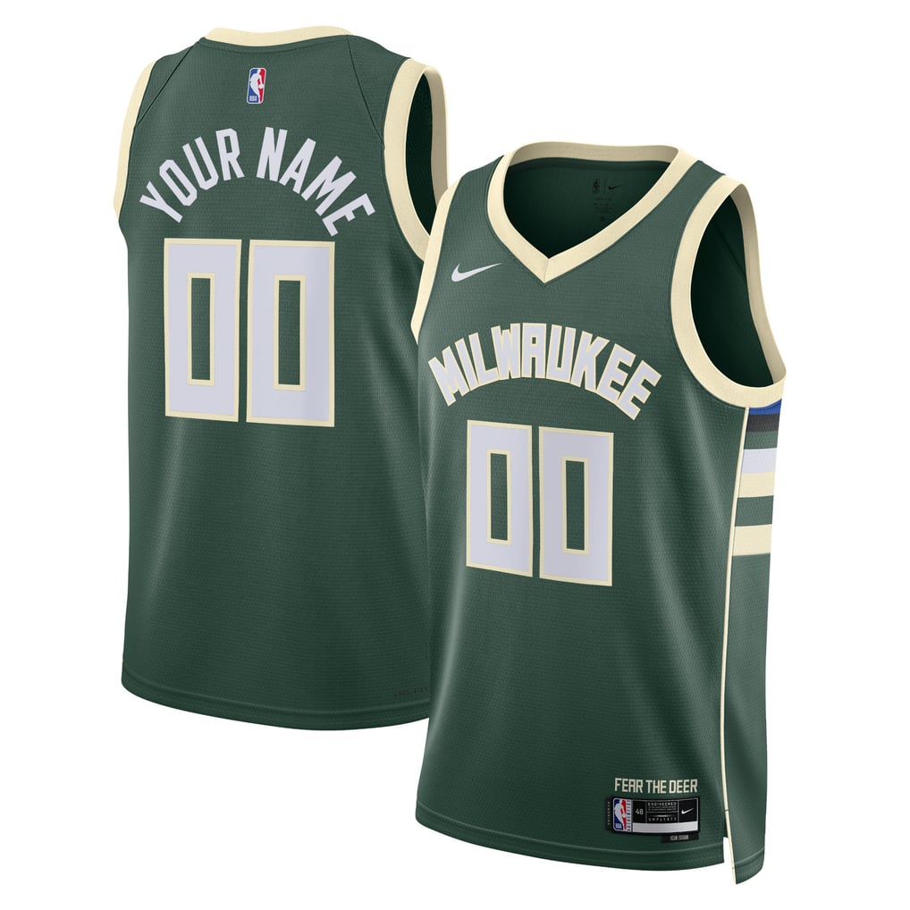 Jerseys Teams Nike Unisex Milwaukee Bucks Custom Swingman Jersey