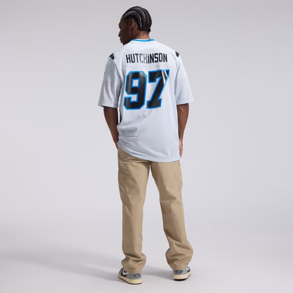 Aidan Hutchinson Detroit Lions Jerseys Teams 2026 Rivalries Collection Game Jersey - Silver